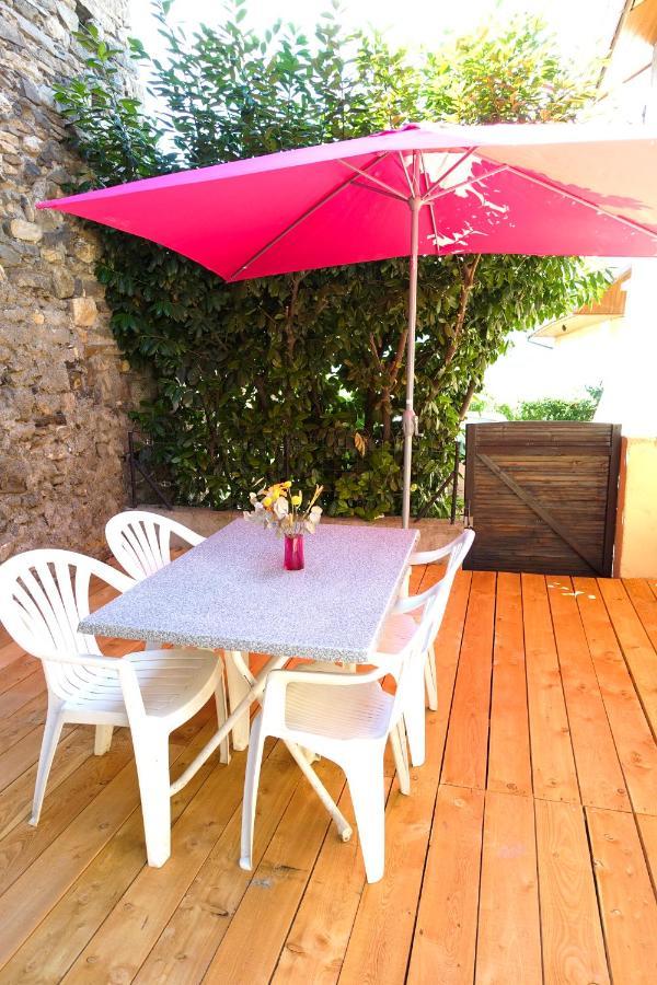 Appartement Spacieux Avec Terrasse Saint-Andre-d'Embrun Luaran gambar
